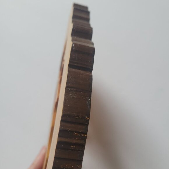 Handcrafted Wooden Deer Silhouette Wall Hanging Art Cabin Rustic - Picture 5 of 6